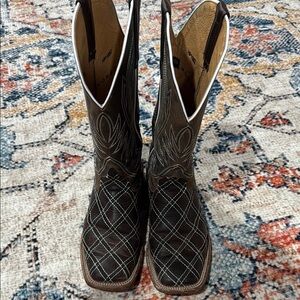 Horse Power by Anderson Bean Brown Western Cowboy Boots size 7
